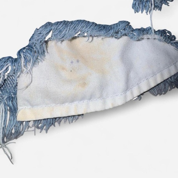 KanCan Ultra High Rise Distressed Denim Cutoff Shorts - Picture 2 of 7